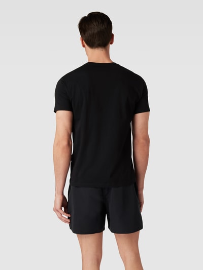 Emporio Armani T-Shirt mit Label-Print Black 5