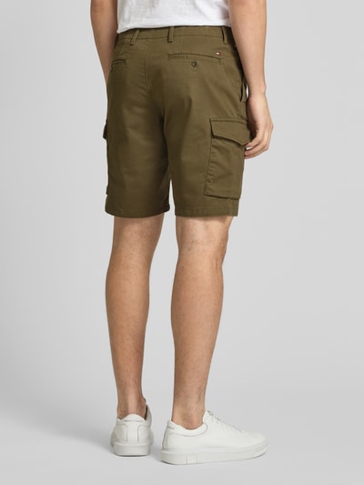 Tommy Hilfiger Regular Fit Cargoshorts mit Gürtelschlaufen Khaki 5