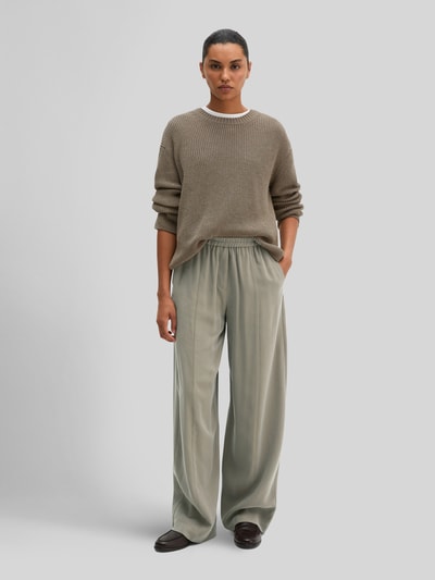 Marc O'Polo Loose Fit Pullover aus reiner Baumwolle Taupe 1
