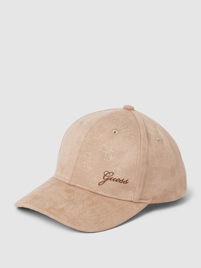 Guess Basecap mit Logo-Muster Beige 1