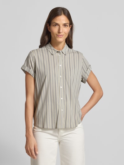 Samsøe Samsøe Regular Fit Bluse mit Knopfleiste Modell 'MAJAN' Lind 4