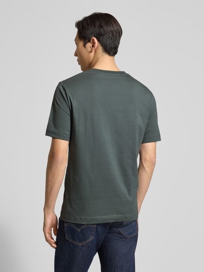 Marc O'Polo Regular Fit T-Shirt aus reiner Baumwolle Oliv 5