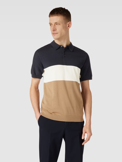 Selected Homme Poloshirt mit elastischen Abschlüssen Modell 'MATTIS' Marine 4