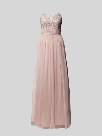 Jake*s Cocktail Abendkleid mit Paillettenbesatz Rose 2