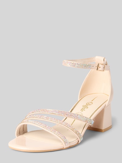 Buffalo Sandalette mit Strasssteinbesatz Modell 'LILLY GLAM' Ecru 1