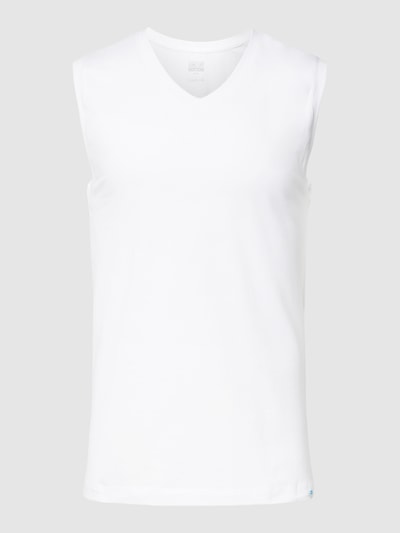 Schiesser Tank Top mit V-Ausschnitt Weiss 2