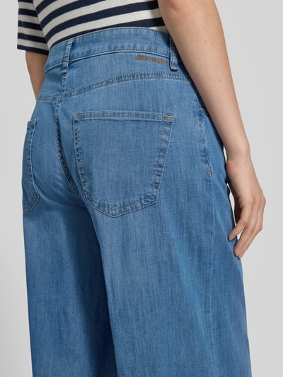 MAC Korte jeans met wijde pijpen, model 'NEVADA' Donkerblauw - 3