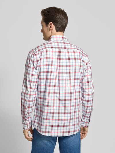 Fynch-Hatton Freizeithemd mit Button-Down-Kragen Rot 5