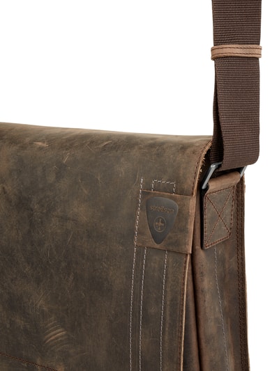 Strellson Messenger Bag aus Leder Modell 'Richmond' Dunkelbraun 2