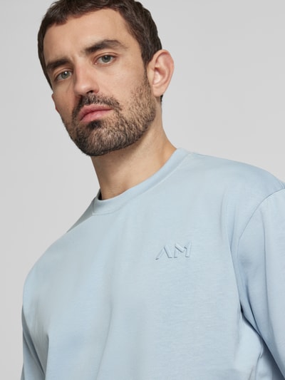 Antony Morato T-shirt met labeldetail Lichtblauw - 3