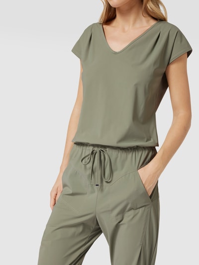 Raffaello Rossi Jumpsuit mit seitlichen Eingrifftaschen Modell GIRA JUMPY Khaki 3