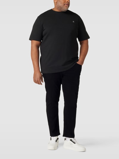 Jack & Jones Plus Jeansy PLUS SIZE z 5 kieszeniami model ‘GLENN’ Czarny 1