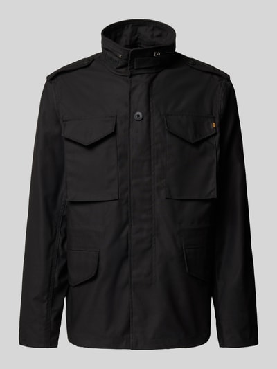 Alpha Industries Jack met opstaande kraag, model 'M-65' Zwart - 2