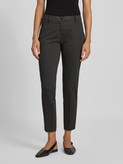 Brax Regular Fit Stoffhose aus Viskose-Mix Modell 'STYLE.MARON' Dunkelgrau 4