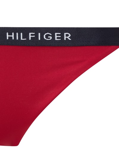 TOMMY HILFIGER Bikinibroekje met vetersluitingen opzij Felroze - 5