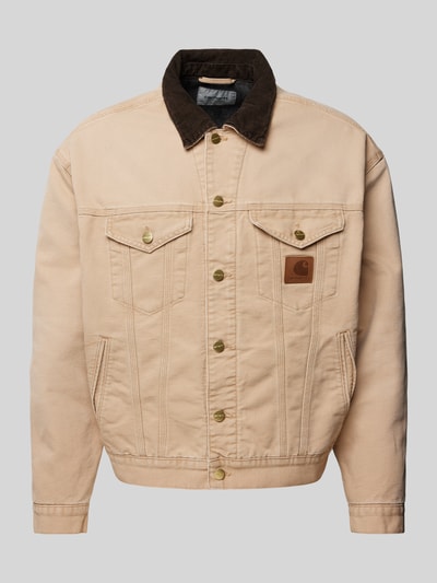 Carhartt Work In Progress Jack met labelpatch, model 'DAYTON' Beige - 2