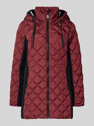 Fuchs Schmitt Regular Fit Steppjacke mit gefüttertem Stehkragen Bordeaux 2