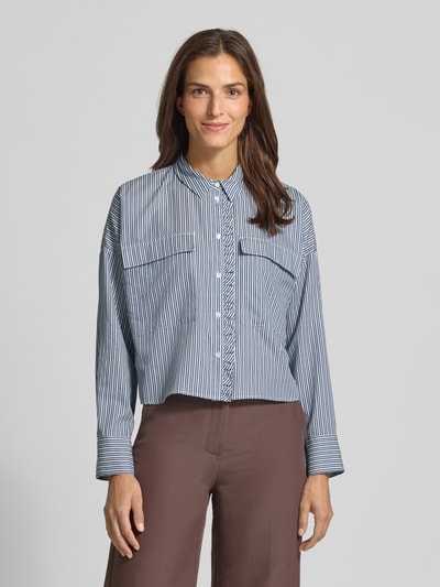 Smith and Soul Bluzka o kroju regular fit z kieszeniami na piersi Ciemnoniebieski 4