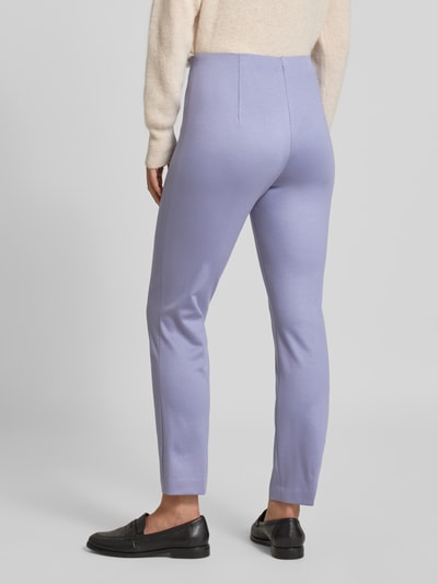 Marc Cain Spodnie materiałowe o kroju slim fit z ozdobnymi szwami Lawendowy 5