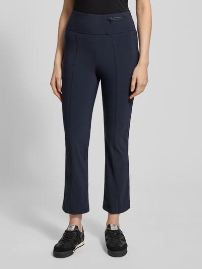 Marc Cain Loose Fit Jogpants mit breitem Bund Marine 4