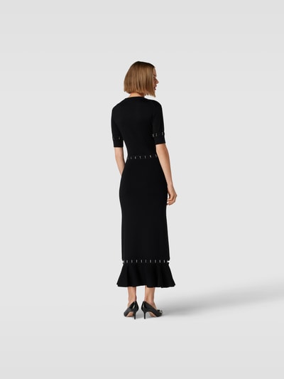 Rabanne Maxikleid mit Zierbesatz Black 5