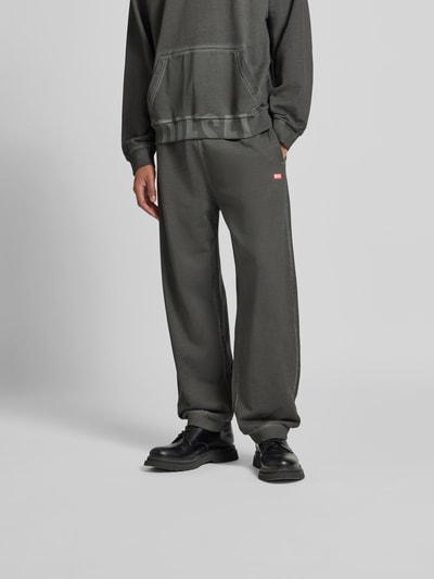 Diesel Sweathose mit elastischem Bund Anthrazit 4