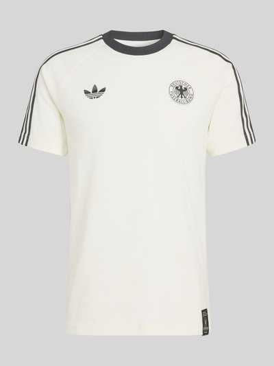 adidas Originals Regular Fit T-Shirt aus Baumwoll-Mix mit DFB-Applikation Offwhite 2