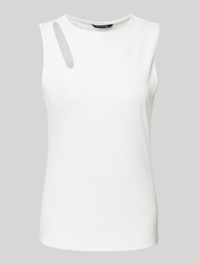comma Tanktop mit Cut Out Weiss 2