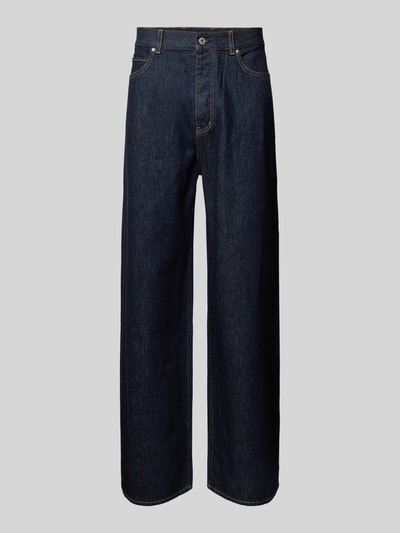 Hugo Blue Loose fit jeans in 5-pocketmodel, model 'Mason' Donkerblauw - 2