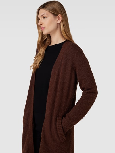 B.Young Lange Cardigan Met Lanawol, Model 'Mirelle' In Donkerbruin ...