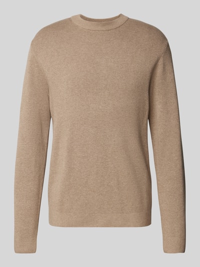 Jack & Jones Premium Strickpullover mit Stehkragen Modell 'MILANO' Beige 1