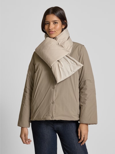 ECOALF Reversible Jacke mit abnehmbarem Kragen Modell 'GERES' Sand 4
