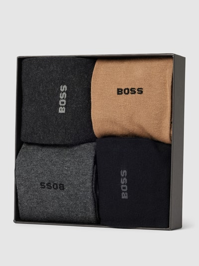 BOSS Socken mit Label-Detail im 4er-Pack Beige 3
