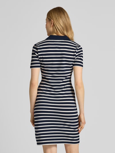 Tommy Hilfiger Enganliegendes Polokleid aus Baumwoll-Mix Marine 5