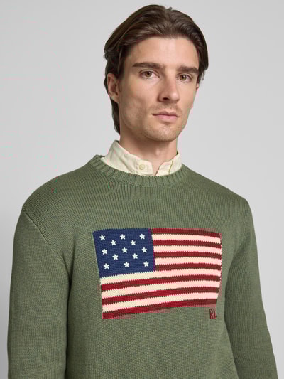 Polo Ralph Lauren Gebreide trui met motiefprint Groen - 3