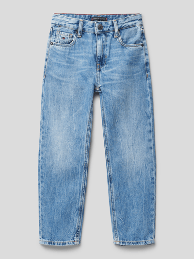 Tommy Hilfiger Teens Jeans mit Label-Details Modell 'SKATER' Hellblau 1