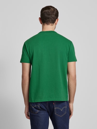 Polo Sport T-shirt met labelstitching Groen - 5