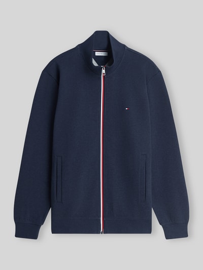 Tommy Hilfiger Regular Fit Sweatjacke aus reiner Baumwolle Marine 2