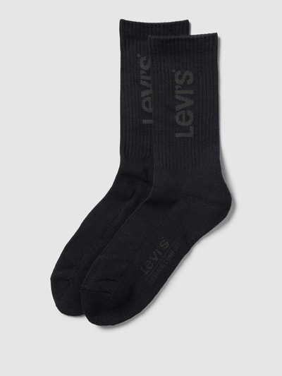 Levi's® Socken mit Label-Print im 2er-Pack Black 1