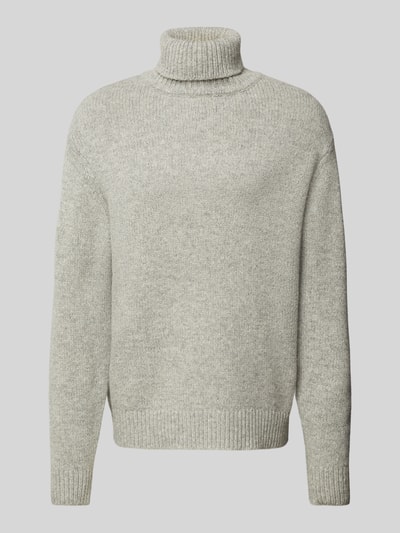 SELECTED HOMME Strickpullover mit Rollkragen Modell 'CODY' Hellgrau 1