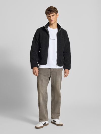 Jack & Jones Straight Fit Jeans im 5-Pocket-Design Modell 'Alex' Hellgrau 1