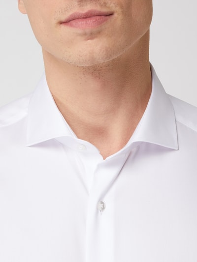 Eterna Slim fit zakelijk overhemd van katoen Wit - 3