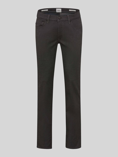 Brax Regular Fit Chino aus Baumwoll-Mix mit Viskose-Anteil Modell 'Wool Look Flex' Anthrazit 2