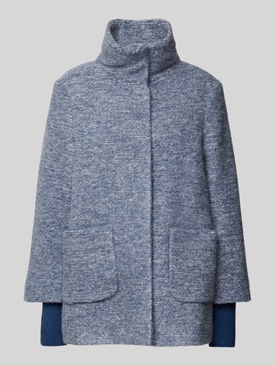 Milo Coats Jack met opstaande kraag, model 'Olivia' Blauw - 2