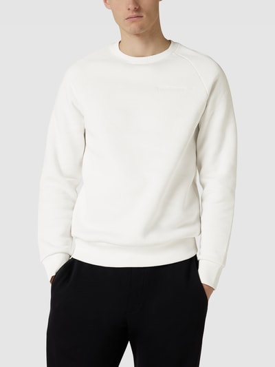 PEAK PERFORMANCE Sweatshirt met logostitching Offwhite - 4