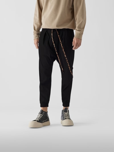 R13 Sweathose mit Tunnelzug Schwarz 4