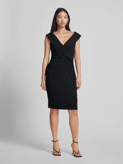 Lauren Ralph Lauren Cocktailkleid mit Knoten-Detail Modell 'LEONIDAS' Black 4