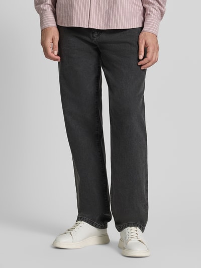 WOODBIRD Straight Fit Jeans Modell 'Leroy' Black 4