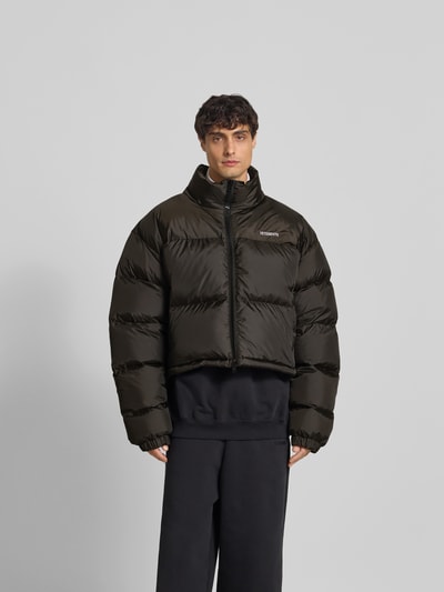 VETEMENTS Steppjacke mit Logo-Stitching Black 4