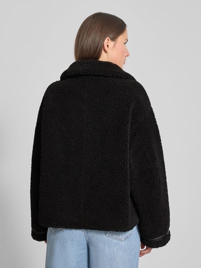 Jake*s Casual Jack van teddybont met steekzakken Zwart - 5